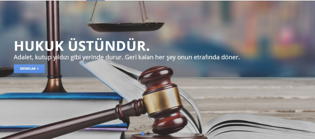 Avukat Web Sitesi Tasarımı.