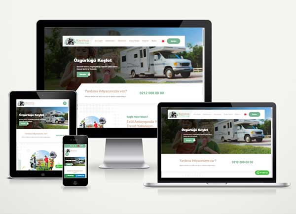 Karavan Firması Web Paketi Caravancamp